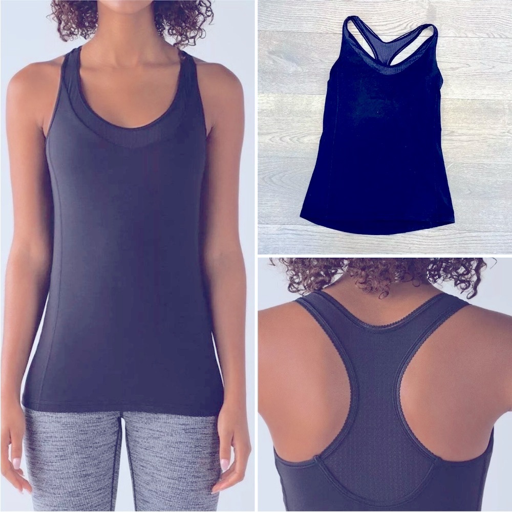 Lululemon | Navy Deep Breath Tank | Size 6